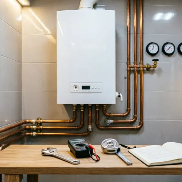 Монтаж котла